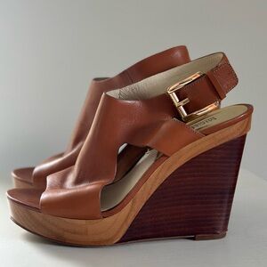 Michael Kors Josephine wedge size 8 1/2 M